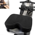 thumbnail image 1 of Rowing Machine Seat Cushion, with Custom Memory Foam, Washable Cover and Straps - Rowing Machine Cushion Alternative - Rower Accessories, 1 of 5