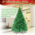 thumbnail image 3 of Strong Camel Artificial Christmas Tree Xmas Pine Tree with Solid Metal Legs Perfect for Indoor and Outdoor Holiday Decoration, 6',Green, 3 of 13