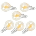 thumbnail image 4 of LED Bombilla, Luz Blanca Cálida Vintage 220-240V 6pcs G45 Bulbo para la Oficina para el Hogar para el Dormitorio, 4 of 7