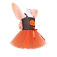 thumbnail image 6 of Toddler Girl Halloween Dress, Toddler Kids Girls Halloween Pumpkin Role Play Fancy Party Mesh Dress Wing Set Outfits, Halloween Gifts, 6 of 6