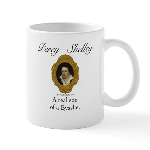 CafePress - Percy Shelley Mug - 11 oz Ceramic Mug - Novelty Coffee Tea Cup