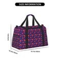 thumbnail image 3 of Balery Cute Crabs Bolsa de Gimnasio para Mujeres, Bolsa de Viaje con Bolsillo Húmedo, Bolsa de Fin de Semana para Mujeres, Bolsa de Viaje Resistente al Agua, 3 of 7