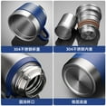 thumbnail image 6 of 316 Stainless Steel Insulated Thermos Bottle 500mlL/1000ml Outdoor Travel Coffee Mugs Thermal Vaccum Water Bottle Thermal Mug (Brown,750ml), 6 of 7