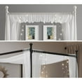 thumbnail image 4 of Pillfn Queen Size Four-Poster Metal Canopy Bed Frame with Headboard and Footboard Sturdy Slatted Structure, White, 4 of 7