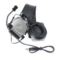 thumbnail image 3 of Auriculares tácticos Comunicación Auriculares Orejeras para actividades al aire libre gris Cola Auriculares tácticos, 3 of 8