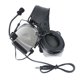 thumbnail image 3 of Auriculares tácticos Auriculares de caza Auriculares de tiro militar Auriculares de radio con protección para comunicación PTT Disparo milita gris Soledad Auriculares tácticos, 3 of 10