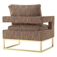 thumbnail image 5 of Avery Cognac Velvet Arm Chair by TOV Furniture, 5 of 11