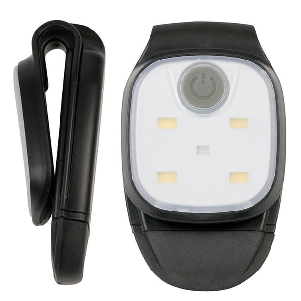 Correr LED Clip Headlamp USB recargable Running Clip Light Safety para caminar Camping