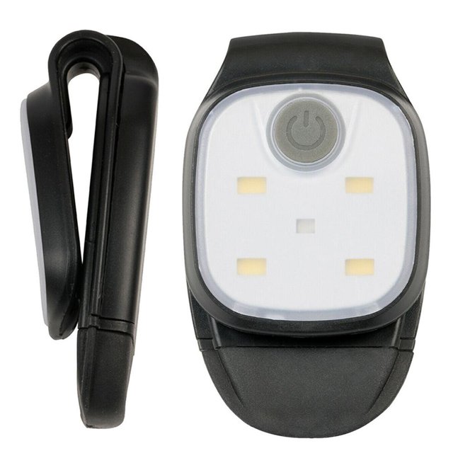 LED Clip Headlamp USB recargable Running Clip Light Safety para caminar Camping
