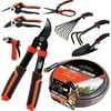 Black & Decker Garden Full Set Up Kit Tools, 9-Piece Combo Pack