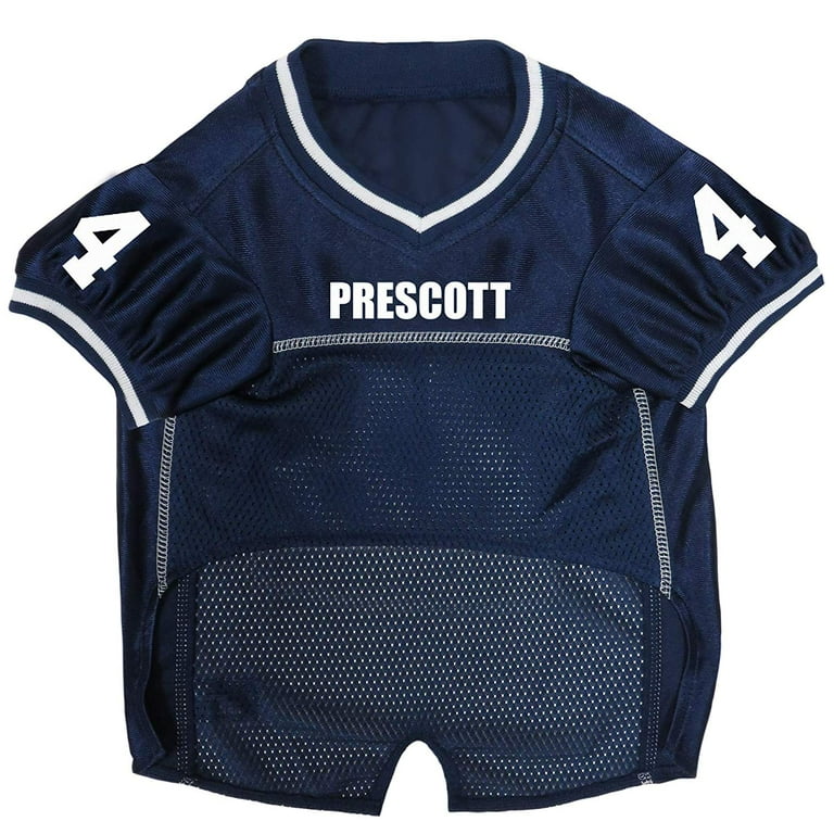Pets First NFLPA Dak Prescott Mesh Jersey for Dogs and Cats Licensed Walmart