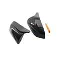 thumbnail image 2 of Amdohai une Paire Rétroviseurs Couvercle ABS Noir Fibre de Carbone Remplacement pour Tesla 3 Modèle 3 2017-2020, 2 of 8