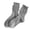 A-Grey50, variant on Womens Ruffle Crew Socks Bow Tie Print Rib Knit Soft Girly Sweet Stackable Mid Calf Casual Dress Socks