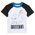 thumbnail image 2 of DC Comics Justice League Batman Little Boys T-Shirt and Shorts Outfit Set Toddler to Big Kid, 2 of 4
