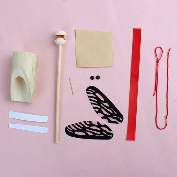 Bamboo Cicada Sound Making Toy DIY Science Experiment Kits Fun School Project Children Montessori Education Toys
