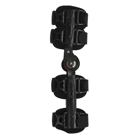 Hinged Knee Brace, Adjustable Post Op Knee Brace 90 Degrees Extension 120 Degrees Bending Angle for After Surgery for Men Women