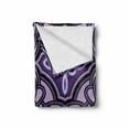 thumbnail image 2 of Celtic Soft Flannel Fleece Throw Blanket, Unique Celtic Knot with Swirling and Twisted Line Details Print, Cozy Plush for Indoor and Outdoor Use, 60" x 80", Violet Lilac, by Ambesonne, 2 of 6