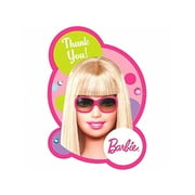 PARTYPRO Barbie Die Cut Thank You Postcards With Envelopes and Seals - 8 Pack (480348)