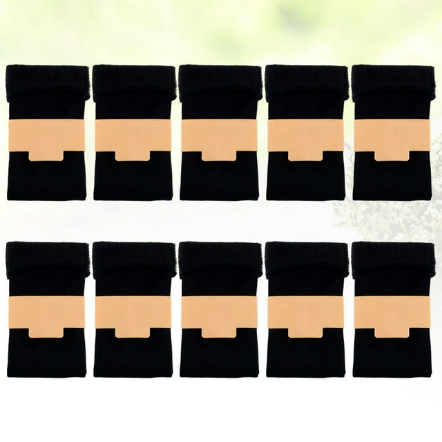 BESTYASH 10Par Calcetines Negros Para Con Transpirable Y Acabado Delicado