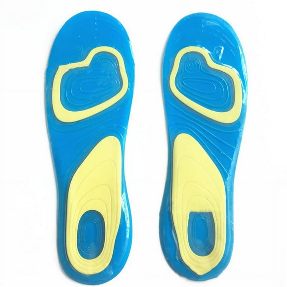 Silicone Insoles High Rebound Shock Absorbing Insoles Arch Care Adults Shoe Inserts Plastic Package Men Type Rawiri