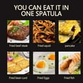 thumbnail image 4 of Snmubt Metal Spatula Mini Spatula 9.8-Inch Stainless Steel Slotted Spatula Non-Stick Spatula Kitchen Use Flip Cooking Baking Cookies Des (Silver), 4 of 9