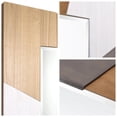 thumbnail image 6 of "Modern Geometric" Hand Made Solid Paulownia Wood Beveled Leaner Mirror,size 80"x40", 6 of 12