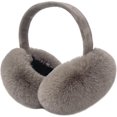 thumbnail image 1 of LinYooLi Cache-Oreilles d'Hiver en Fausse Fourrure Chauds Mignons Pliables pour Femmes Filles, 1 of 6
