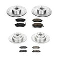 thumbnail image 3 of PowerStop Front and Rear Z23 Evolution Sport Carbon-Fiber Ceramic Brake Pad and Drilled & Slotted Rotor Kit Fits: SUBARU Select Models K2751, 3 of 10