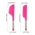 thumbnail image 3 of bestolf Butter Spatula Silicone Cake Spatula with Handle Flexible Blade Heat-Resistant Baking Tool, 3 of 8