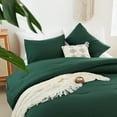 thumbnail image 6 of Comforter Full Size for Girls Boys Teen,3pcs(1 Dark Emerald Green Comforter & 2 Pillowcases),Soft Kids Comforter Sets All Season Dorm Bedding, 6 of 9