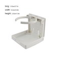 thumbnail image 2 of Youkk Support de Gobelet Pliant Support de Bouteille Universel Stable Véhicule RV Bateau Marin Boissons Rack Modifié Raccords d'Organisation des Composants Réglage à Ressort Blanc, 2 of 8