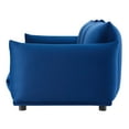 thumbnail image 4 of Sofa, Velvet, Blue Navy, Modern Contemporary Urban Design, Living Lounge Room Hotel Lobby Hospitality, 4 of 7