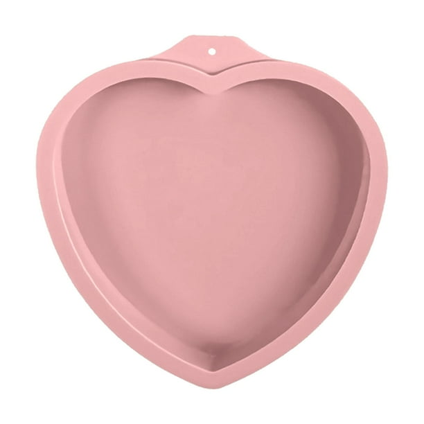 pstuiky Moldes antiadherentes en forma de corazón para hornear quesos en el Día de San Valentín
