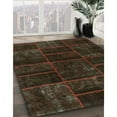 thumbnail image 3 of Ahgly Company Machine Washable Indoor Rectangle Contemporary Night Red Area Rugs, 8' x 10', 3 of 7