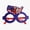 C, variant on 4th of July Party Sunglasses Sparkly Patriotic Eyewear Red White Blue Star Glasses 7 Designs for Independence Day Events