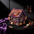 thumbnail image 4 of ZLKMQM Halloween 3D Candy House Diamond Painting Kit - DIY Gingerbread Cottage w/ Bats, Lollipops & Gifts, Wooden Rhinestone Tabletop Decor, 4 of 6