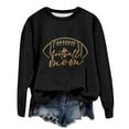 thumbnail image 2 of Football Mom Sweatshirts for Women 2025 Embroidery Football Mom Graphic Crewneck Sweatshirt Pullover Tops, 2 of 4