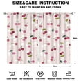 thumbnail image 2 of Cherry Curtains-blackout Curtains Bedroom Decor Living Room Darkening Grommet Window Drapes 2 Panels Set 52"x 84", 2 of 2
