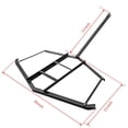 thumbnail image 3 of Fulvari 60-Inch Heavy Duty Driveway Drag Harrow, Tow Behind Landscape Rake for ATV, UTV & Lawn Tractor, Dual Adjustable Grading Bars for Gravel Driveway, Field Leveling & Garden Smoothing, Rust-Resist, 3 of 13