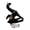 Black, variant on YIFAEUX Pegasus Plush Doll 50cm/70cm Soft Stuffed Animal for Girls Fantasy Wings Faux Pearl Necklace Cute Plush Toy for Baby Toddler Kids Home Decor