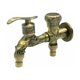 thumbnail image 1 of Grifo retro vintage, construcción de latón macizo impregnado de aceite, estilo antiguo europeo clásico, mano de obra exquisita con diseño en relieve para cocina, baño y jardín, 1 of 5