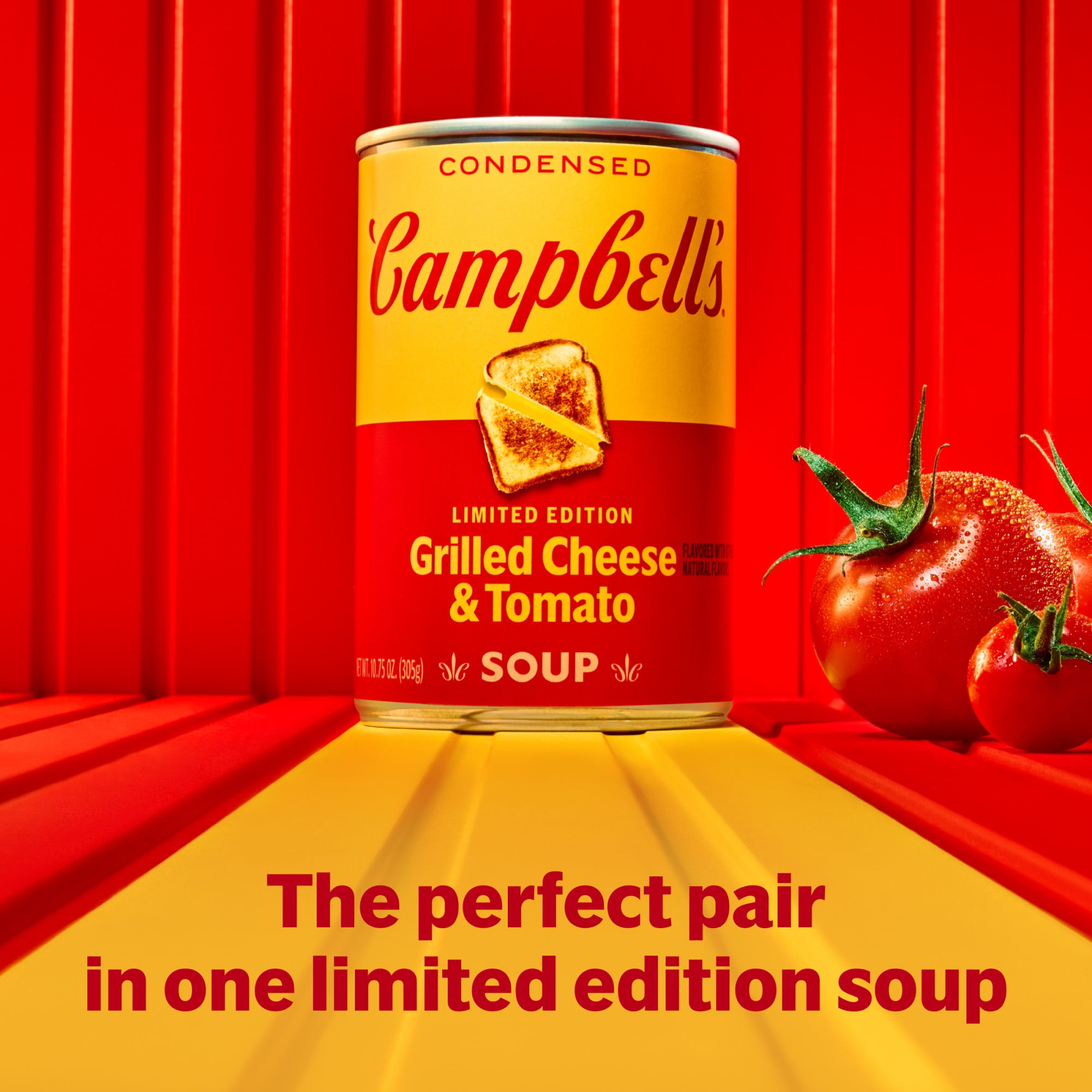 6 pack) Campbell's Condensed Grilled Cheese & Tomato Soup 6 pack) Campbell's Condensed Grilled Cheese & Tomato Soup