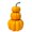 A, variant on YLjuxozw 3 Tier Stacked Foam Pumpkin Decor, Realistic Hand Painted Orange Stack Pumpkin Tabletop Centerpiece, Reusable Fall Halloween Thanksgiving Farmhouse Indoor Holiday Ornament,B