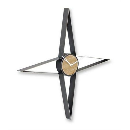 Wall Clock 27.25L x 27.25H Iron/MDF