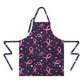 thumbnail image 2 of Pink Breast Cancer Apron-Garden Aprons for Women with Pockets-Cotton Linen Waterproof Kitchen Cooking Gardening Aprons Adjustable for Kitchen,Cooking,BBQ and Salon 32"x27", 2 of 7