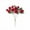 Red, variant on 1Pcs Artificial Roses Fake Flowers for Decoration, Dark Red Roses Single Stem Artificial Flowers Silk Roses Flowers Bouquet, For Wedding Flower Arrangment Centerpiece Party Home Table Decor