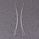 thumbnail image 4 of BRIGHTFUFU 100PCS Girls Bobby Pin Pinza de pelo simple Horquilla decorativa Barrette lateral de metal (blanco), 4 of 7