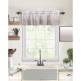 thumbnail image 2 of Grey White Valance for Windows Ombre Curtains Valances Modern Gradual Color Curtains Rod Pocket Window Treatment for Kitchen Living Room Bedroom Bathroom Home Decor 1 Panel 54x18 Inch, 2 of 6