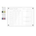 thumbnail image 2 of Home Decor Gnobogi Transparent Acrylic Weekly Plan Memo Message Board With 6 Erasable Pens 2ml on Clearance, 2 of 7