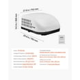 thumbnail image 4 of VEVOR RV Air Conditioner, 13500 BTU Non-Ducted Rooftop RV AC, 65 dB Quiet Design, Highly Compatible with Air-conditioning Unit for Replacing Old Damaged Units, for Campers, Vans, Trailers, White, 4 of 9